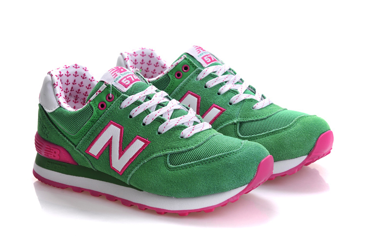 Chaussure New Balance 574 Pour Femme en Vert